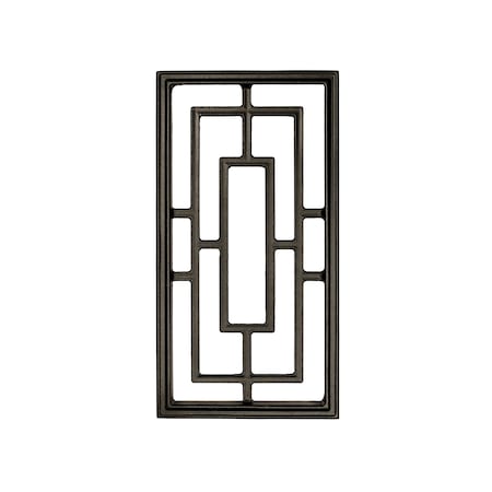 Nuvo Iron Rectangle Aluminum Wooden Gate Insert 17-1/4inh. x 8-5/8inw. Alum., 12PK ACW57-EC-MP12